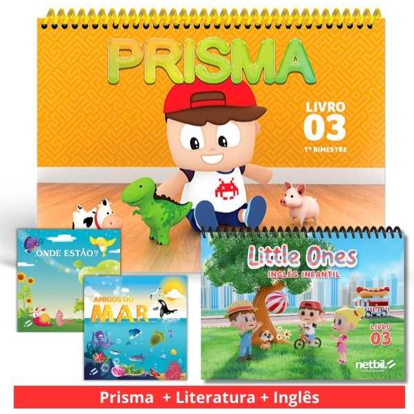 Coleção Prisma + Literatura + Little Ones (Inglês Infantil) – Livro 03