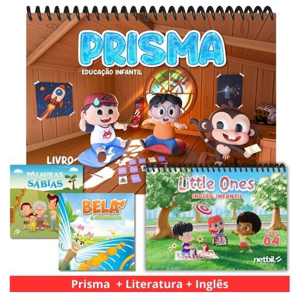 Coleção Prisma + Literatura + Little Ones (Inglês Infantil) – Livro 04